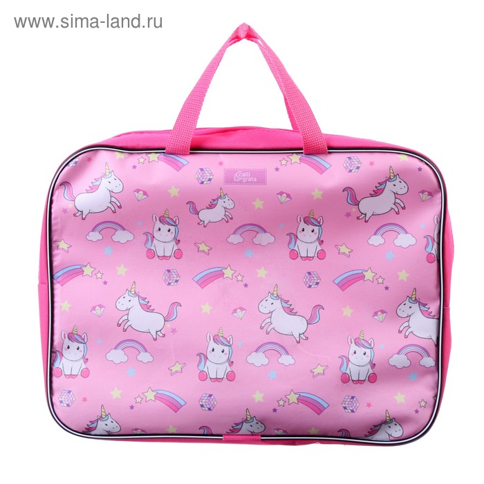 Папка с ручками текстильная, А4, 330 х 260 х 70 мм, Calligrata, «Единорожки»
Папка с ручками текстильная, А4, 330 х 260 х 70 мм, Calligrata, «Единорожки»