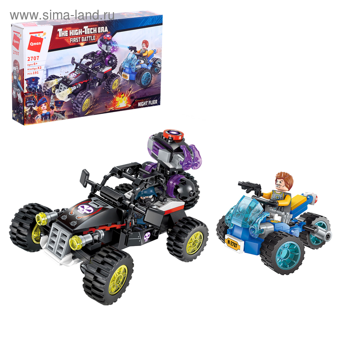 Конструктор Армия будущего «Дорожная битва», 2 минифигуры, 191 деталь
Конструктор Армия будущего «Дорожная битва», 2 минифигуры, 191 деталь