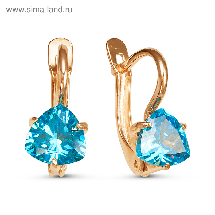 Серьги "Классика" треугольник, цвет голубой
Серьги "Классика" треугольник, цвет голубой