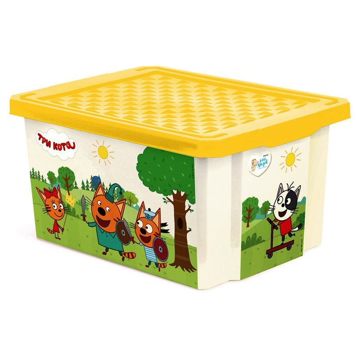 Детский ящик «Игры. Веселье», 17 литров, Три кота
Детский ящик «Игры. Веселье», 17 литров, Три кота