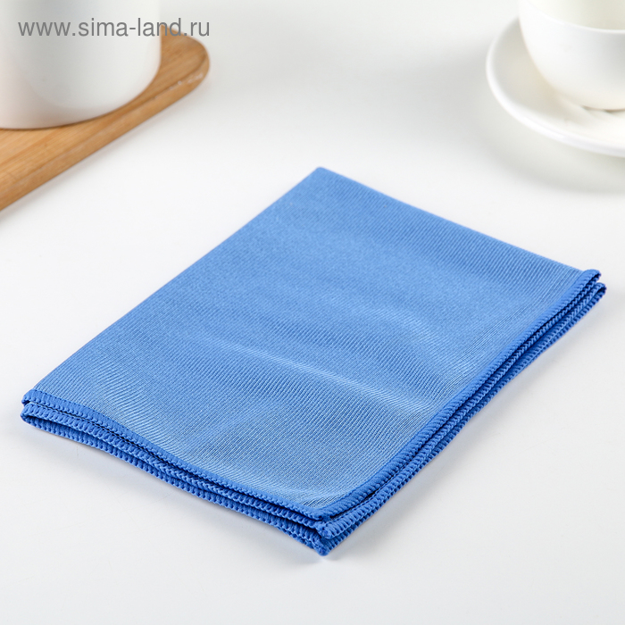 Салфетка из микрофибры для стёкол и зеркал повышенной впитываемости, 30×40 см
Салфетка из микрофибры для стёкол и зеркал повышенной впитываемости, 30×40 см