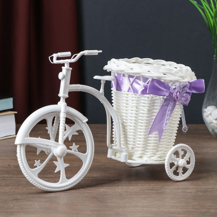 Корзина декоративная "Велосипед с кашпо" МИКС 17х27х15 см 
Корзина декоративная "Велосипед с кашпо" МИКС 17х27х15 см