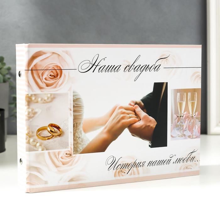 Фотоальбом 25 листов (уголки+кольца) "Наша свадьба" 27х19 см
Фотоальбом 25 листов (уголки+кольца) "Наша свадьба" 27х19 см