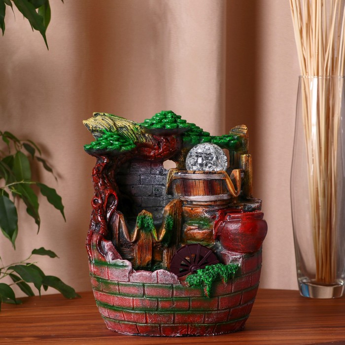 Фонтан "Деревце у ручья" 13*20*25 см (с подсветкой)
Фонтан "Деревце у ручья" 13*20*25 см (с подсветкой)