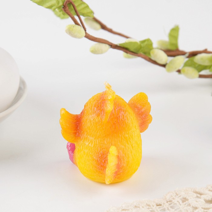 Свеча пасхальная «Весёлый цыплёнок», 6 х 5.8 см
Свеча пасхальная «Весёлый цыплёнок», 6 х 5.8 см