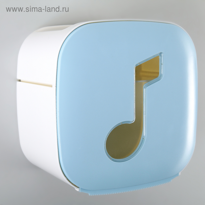 Держатель для туалетной бумаги "Мелодия", цвет голубой
Держатель для туалетной бумаги "Мелодия", цвет голубой