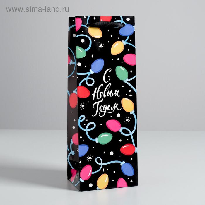 Пакет под бутылку крафтовый «Яркого года!», 13 × 36 × 10 см
Пакет под бутылку крафтовый «Яркого года!», 13 × 36 × 10 см
