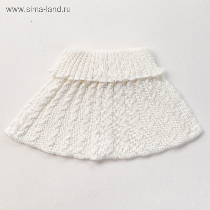 Шарф-манишка для девочки, возраст 3-8 лет, цвет белый
Шарф-манишка для девочки, возраст 3-8 лет, цвет белый