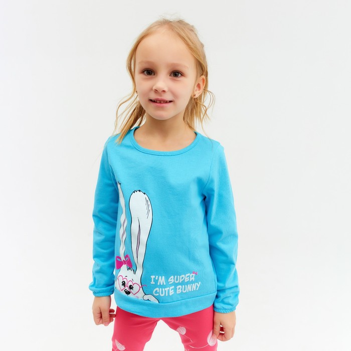 Свитшот для девочки, цвет голубой, рост 116 см
Свитшот для девочки, цвет голубой, рост 116 см