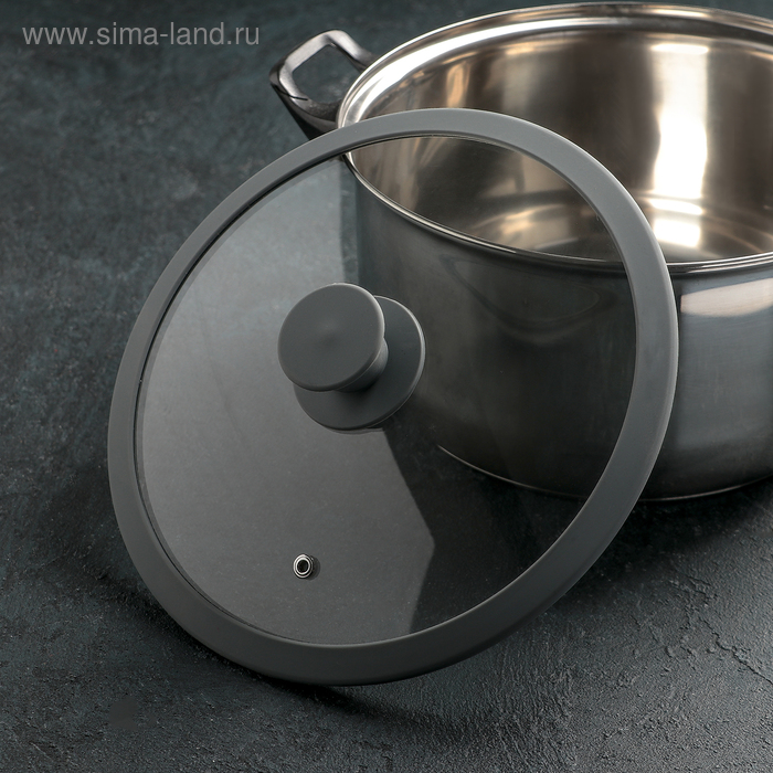 Крышка стеклянная с силиконом, d=24 см, цвет МИКС
Крышка стеклянная с силиконом, d=24 см, цвет МИКС