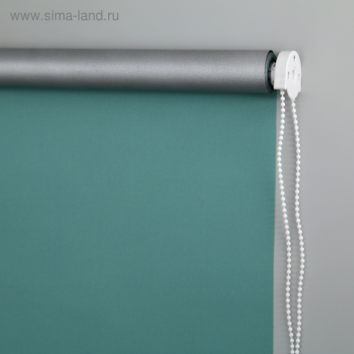 Рулонная штора 80х160 см «Блэкаут Плайн», цвет бирюзово-синий 
Рулонная штора 80х160 см «Блэкаут Плайн», цвет бирюзово-синий