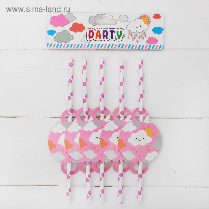 Трубочки для коктейля «Облачко», набор 10 шт., цвет розовый
Трубочки для коктейля «Облачко», набор 10 шт., цвет розовый