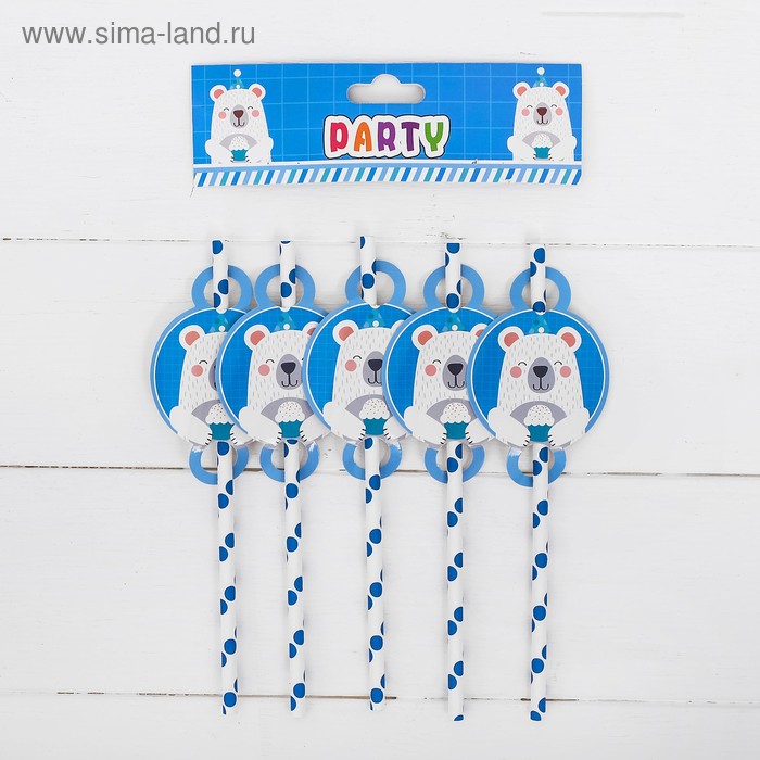 Трубочки для коктейля «Мишка с кексом», набор 10 шт.
Трубочки для коктейля «Мишка с кексом», набор 10 шт.