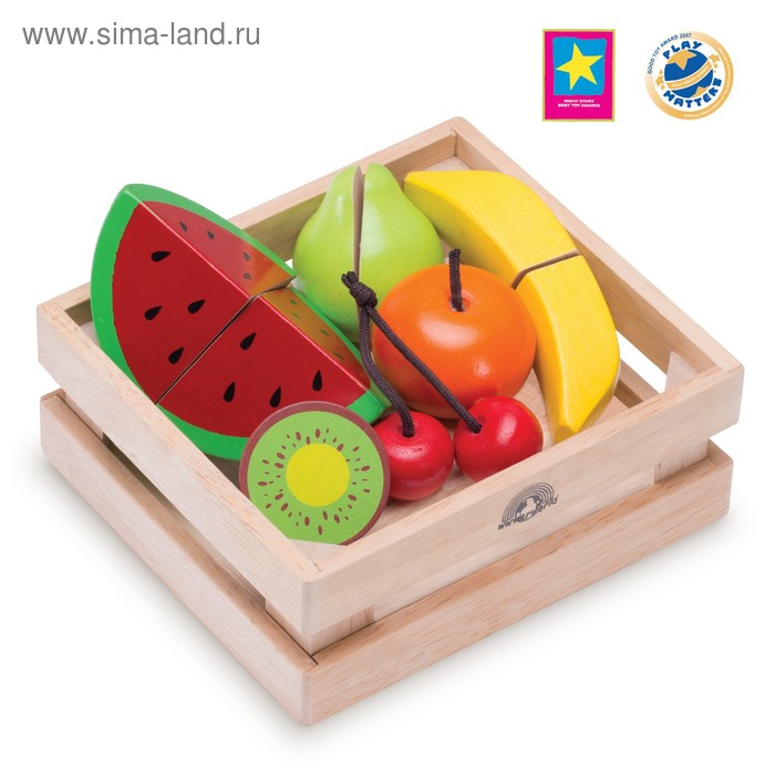 фото Игровой набор «фрукты и ягоды для нарезки», в ящике wonderworld