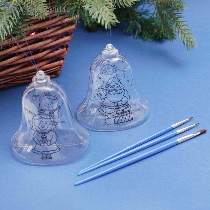 Новогоднее украшение под раскраску «Колокольчик» размер собранного 8 см, МИКС
Новогоднее украшение под раскраску «Колокольчик» размер собранного 8 см, МИКС