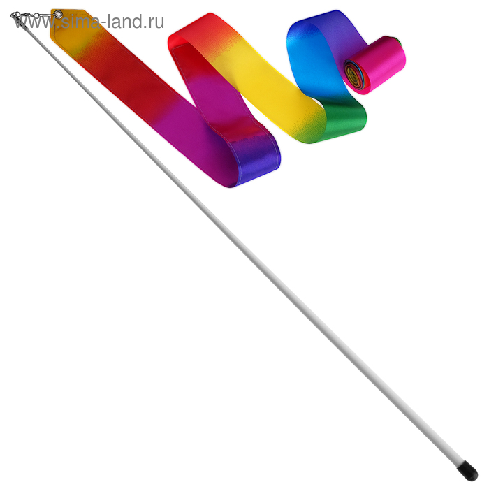 Лента гимнастическая с палочкой 56 см, 6 м, цвет радуга
Лента гимнастическая с палочкой 56 см, 6 м, цвет радуга