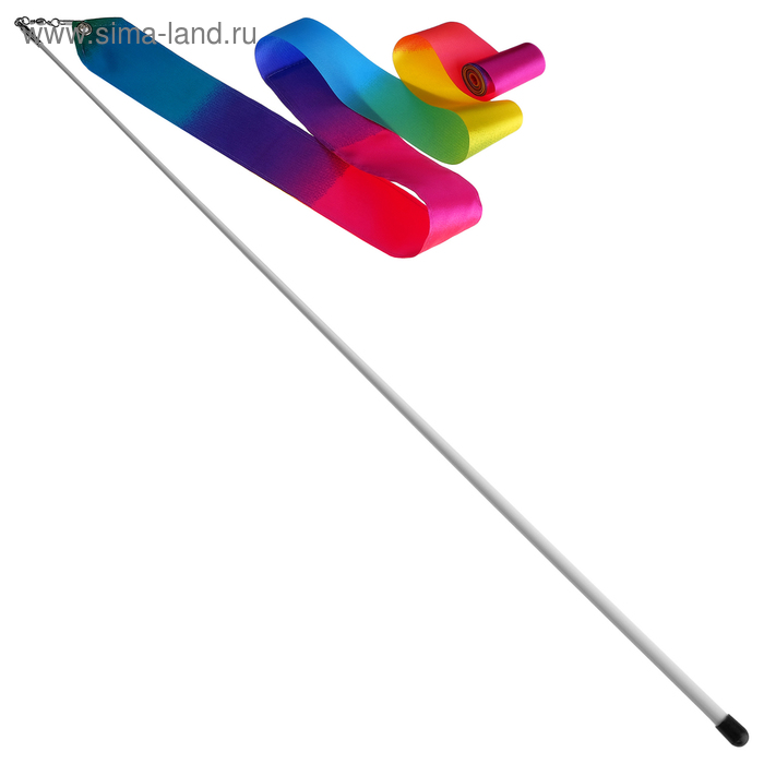 Лента гимнастическая с палочкой 56 см, 4 м, цвет радуга
Лента гимнастическая с палочкой 56 см, 4 м, цвет радуга