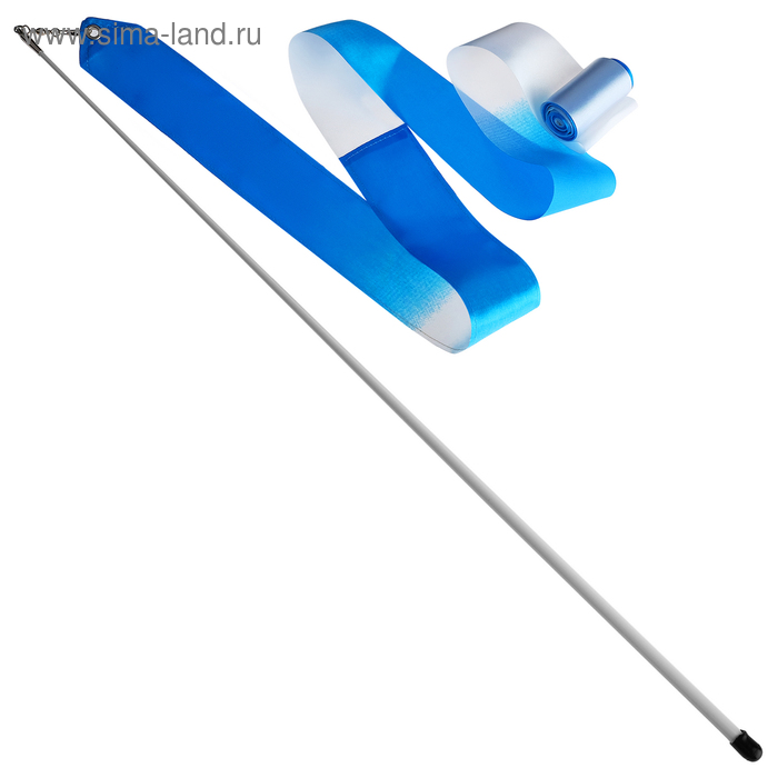 Лента гимнастическая с палочкой 56 см, 4 м, цвет белый/голубой
Лента гимнастическая с палочкой 56 см, 4 м, цвет белый/голубой