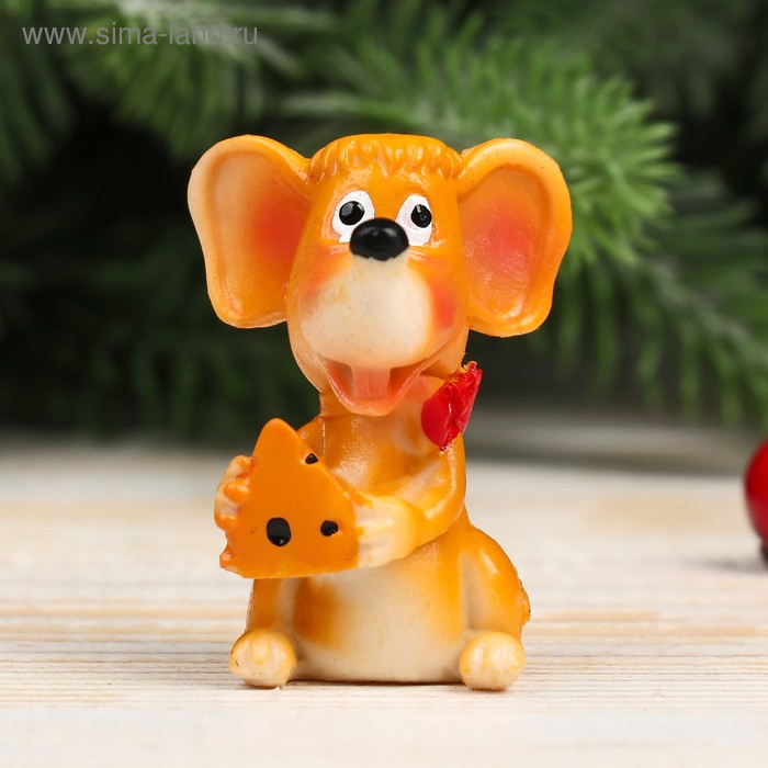 Сувенир полистоун "Мышустик с кусочком сыра" 5,2х3,5х3,5 см
Сувенир полистоун "Мышустик с кусочком сыра" 5,2х3,5х3,5 см