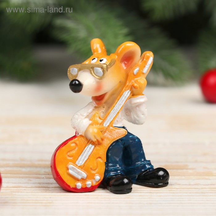 Сувенир полистоун "Крысик-гитарист" 5,4х3,7х4,5 см
Сувенир полистоун "Крысик-гитарист" 5,4х3,7х4,5 см