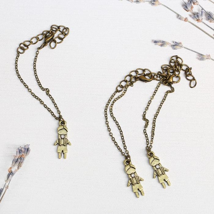 Набор браслетов детских «Мальчик» 3 шт., латунь
Набор браслетов детских «Мальчик» 3 шт., латунь