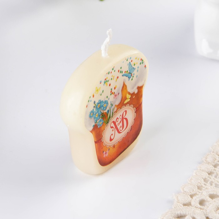 Свеча-кулич с картинкой «ХВ», 5 х 5.5 см
Свеча-кулич с картинкой «ХВ», 5 х 5.5 см