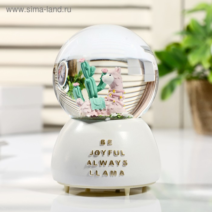 Сувенир полистоун водяной шар свет, музыка "Лама" МИКС 12,5х8х8 см
Сувенир полистоун водяной шар свет, музыка "Лама" МИКС 12,5х8х8 см