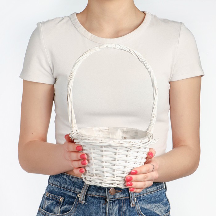 Корзина «Плетёнка», 17×16/28 см, ива
Корзина «Плетёнка», 17×16/28 см, ива