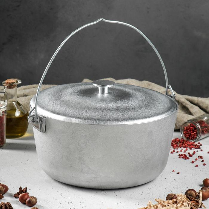 Казан алюминиевый "Рыбацкий", с крышкой, 6 л
Казан алюминиевый "Рыбацкий", с крышкой, 6 л