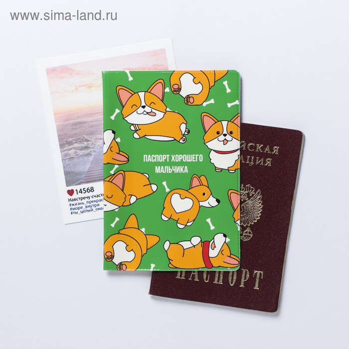 Обложка для паспорта "Паспорт хорошего мальчика"
Обложка для паспорта "Паспорт хорошего мальчика"