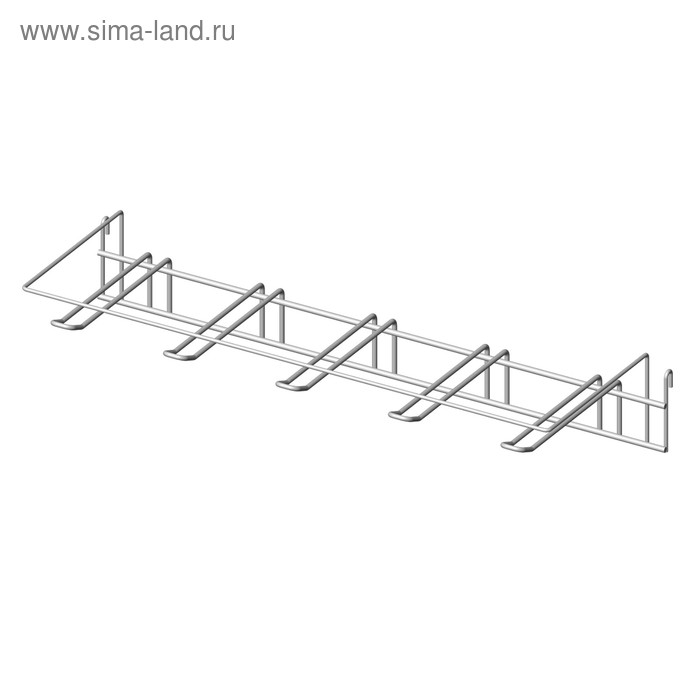 Гребенка язычковая 5 крючков с ценникодержателем, цвет белый
Гребенка язычковая 5 крючков с ценникодержателем, цвет белый