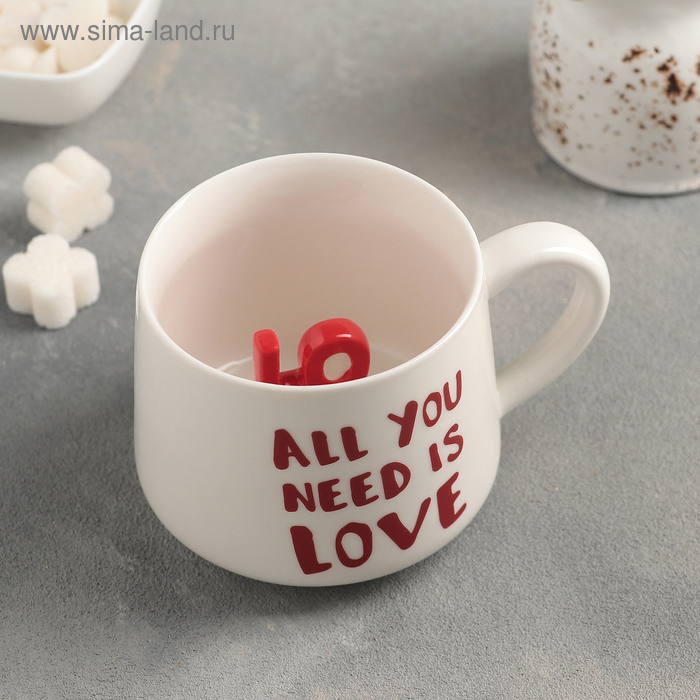 Кружка «Сюрприз. Любовь», 350 мл
Кружка «Сюрприз. Любовь», 350 мл