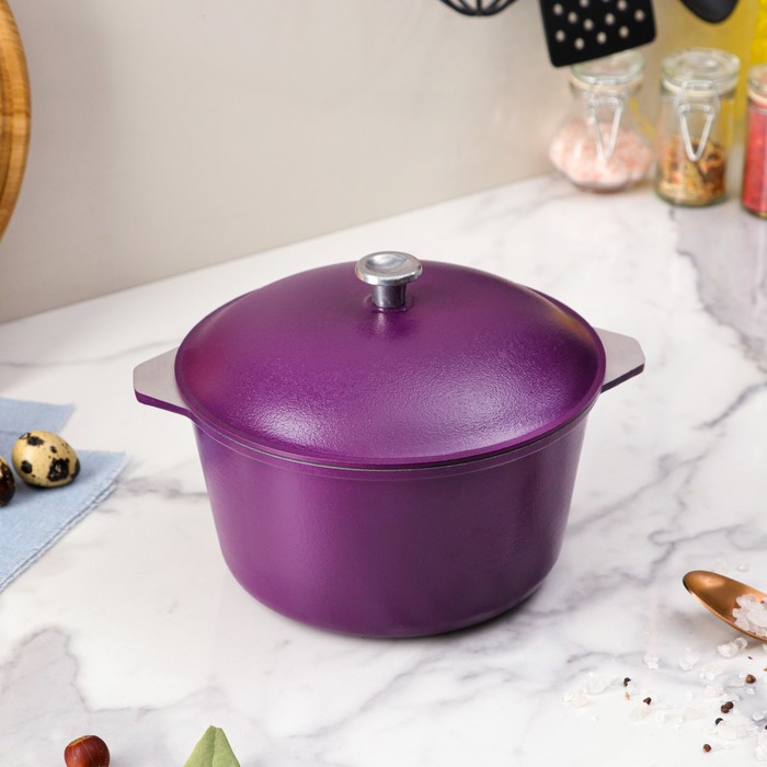 Казан алюминиевый, 2 л, с декоративным покрытием Semi-Matte Violet
Казан алюминиевый, 2 л, с декоративным покрытием Semi-Matte Violet