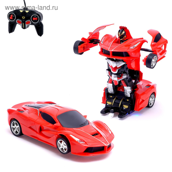 Робот радиоуправляемый «Спорткар», трансформируется, работает от батареек, цвета МИКС
Робот радиоуправляемый «Спорткар», трансформируется, работает от батареек, цвета МИКС