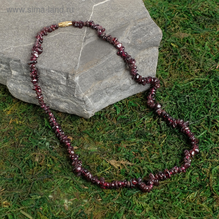 Бусы "Гранат" крошка крупная, 40 см
Бусы "Гранат" крошка крупная, 40 см