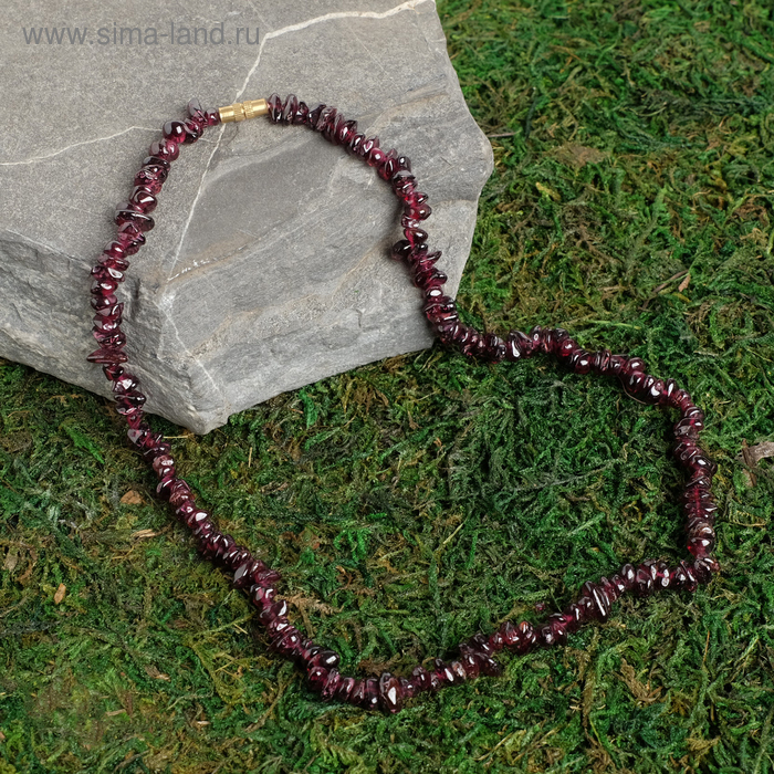 Бусы "Гранат" крошка мелкая, 42 см
Бусы "Гранат" крошка мелкая, 42 см