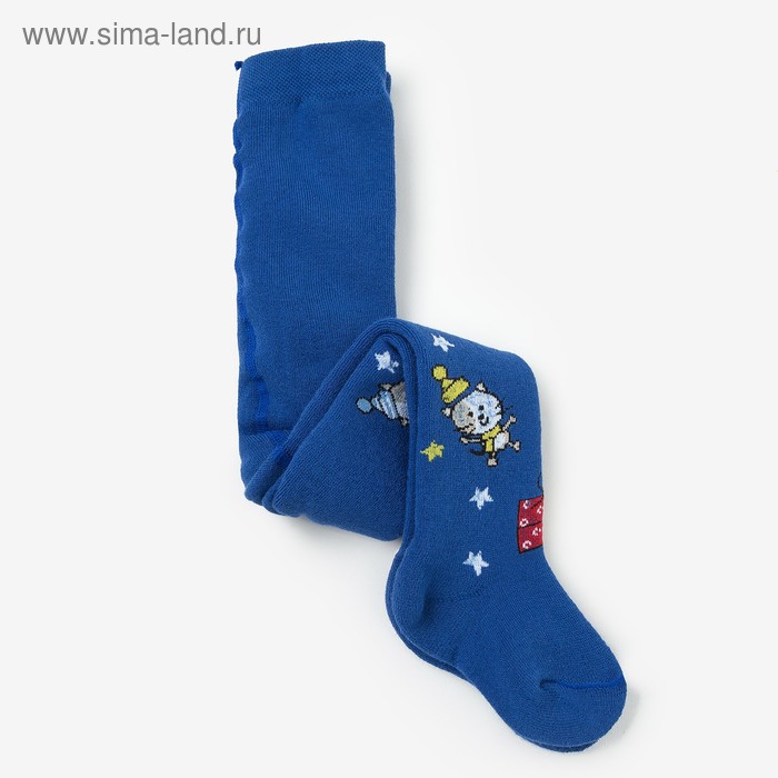 Колготки детские махровые, цвет васильковый, рост 74-80 см 
Колготки детские махровые, цвет васильковый, рост 74-80 см