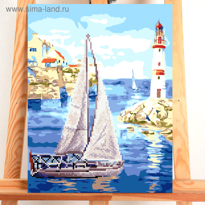Картина по номерам с алмазной мозаикой без подрамника «Парусник», 30 х 40 см
Картина по номерам с алмазной мозаикой без подрамника «Парусник», 30 х 40 см