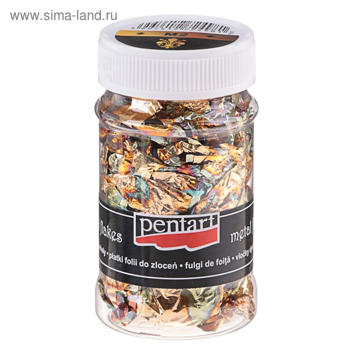 Поталь в хлопьях золото/медь/бронза, 100 мл, Pentart, (М2 2498)
Поталь в хлопьях золото/медь/бронза, 100 мл, Pentart, (М2 2498)
