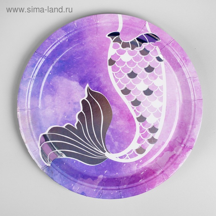 Тарелка бумажная «Русалочка», набор 6 шт.
Тарелка бумажная «Русалочка», набор 6 шт.