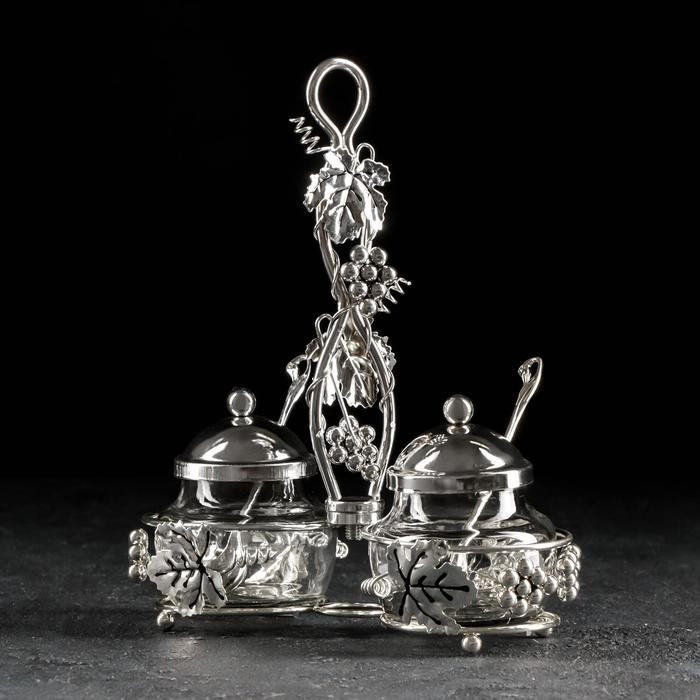 фото Набор для специй с ложками «виноград» 80 мл, 2 шт