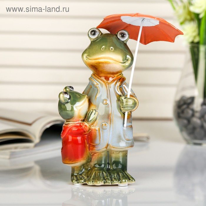 Сувенир керамика "Лягушата - прогулка под зонтом" 18х8,5х8,5 см
Сувенир керамика "Лягушата - прогулка под зонтом" 18х8,5х8,5 см