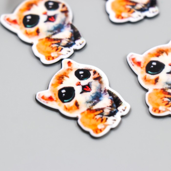 Декор пластик "Маленький котёнок" 3х2,3х0,2 см
Декор пластик "Маленький котёнок" 3х2,3х0,2 см