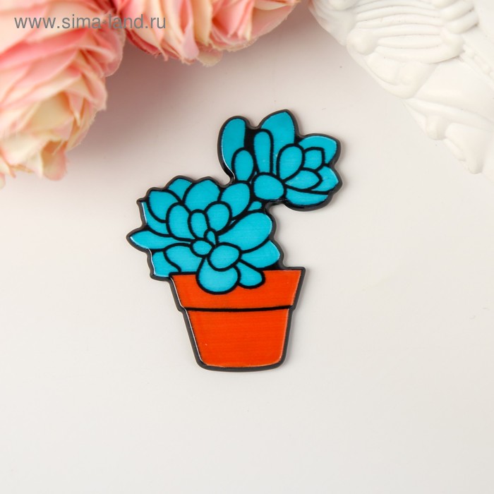 Декор пластик "Цветок в горшке" 4х3,3х0,2 см
Декор пластик "Цветок в горшке" 4х3,3х0,2 см