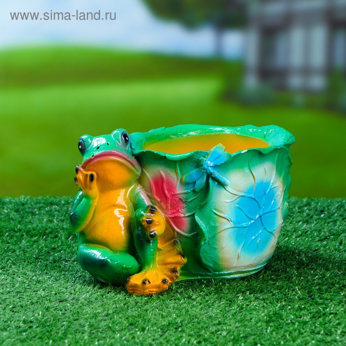 Фигурное кашпо "Лягушонок" 14х19см
Фигурное кашпо "Лягушонок" 14х19см