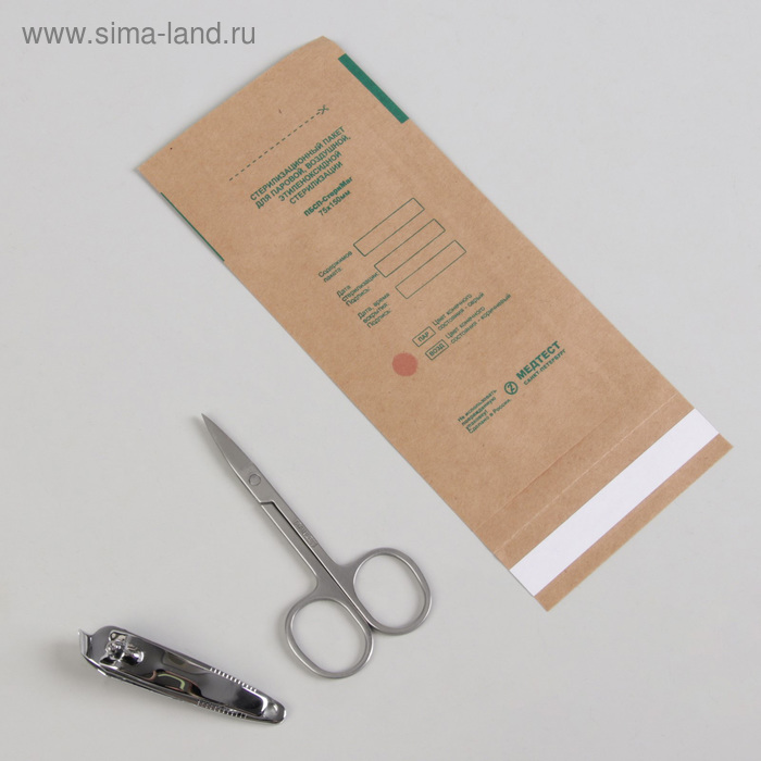 Крафт-пакет для стерилизации, 75 × 150 мм, цвет коричневый
Крафт-пакет для стерилизации, 75 × 150 мм, цвет коричневый