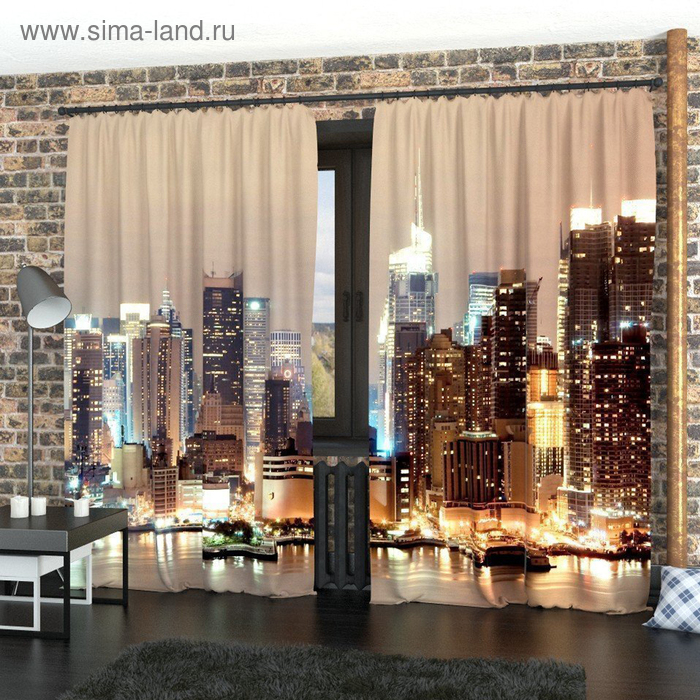 Фотошторы «Ночная жизнь», размер 145 х 260 см, блэкаут
Фотошторы «Ночная жизнь», размер 145 х 260 см, блэкаут