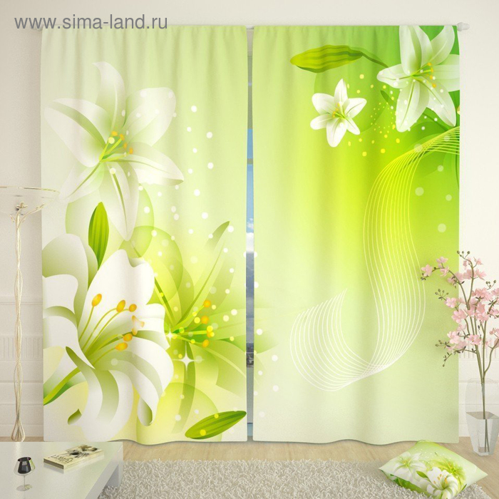 Фотошторы «Лилии», размер 145 х 260 см, габардин
Фотошторы «Лилии», размер 145 х 260 см, габардин