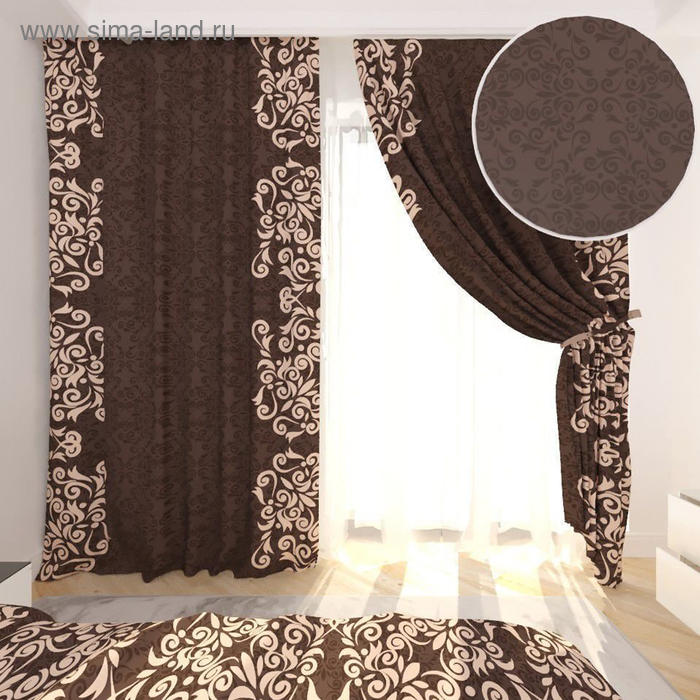 Фотошторы «Мишель», размер 145 х 260 см, блэкаут
Фотошторы «Мишель», размер 145 х 260 см, блэкаут