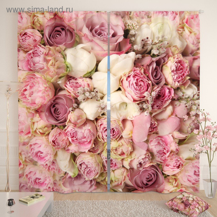Фотошторы «Пионы», размер 145 х 260 см, блэкаут
Фотошторы «Пионы», размер 145 х 260 см, блэкаут